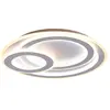 Trio mita semi plafonnier led moderne 74w blanc mat 2700-6000k télécommande