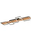 Trio harper semi-plafonnier led moderne 42w noir mat 3000k