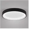 Trio Lighting Plafonnier LED Doha, CCT, noir mat