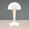 Reality Lampe de table Canaria R59561131, métal blanc mat, avec LED E14 de 4,9 watts, On/Off Touch
