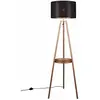 Lampadaire trois pieds design avec abat-jour tissu Trio Lighting