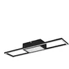 Reality Semi-Plafonnier LED Twister Moderne Noir Mat 2700-6000K Télécommande
