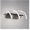 Trio sequence applique led moderne 22w aluminium brossé 2300-3000-4000k