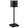 Reality Leuchten Lampe de table LED Fernandez variateur/CCT noire