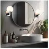Trio Lighting Applique Kula salle de bain verre IP44 chromée