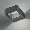 Luminaires de jardin, Applique de jardin led Reno Noir en Metal Trio