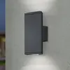 Trio Leuchten Applique murale extérieure moderne à 2 lumières Anthracite 3000K IP54