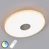 Trio Lighting Plafonnier LED rond Shogun avec aspect scintillant