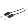 Câble [1x connecteur toslink mâle (odt) - 1x connecteur toslink mâle (odt)] 1.00 m noir contacts dorés