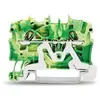 Bornes de jonction RAPIDE Wago 1.5mm² VERT-JAUNE WAGO-1.5-VERJ