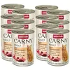 6x400g dinde, foie de poulet Animonda Carny - Pâtée pour chat