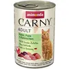 6x400g poulet, dinde, lapin Animonda Carny - Pâtée pour chat