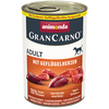 animonda GranCarno Original Adult 6 x 400 g pour chien - coeurs de vol...