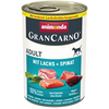 Animonda Nourriture Humide Grancarno Adulte Saumon épinards 400 g