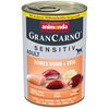 animonda GranCarno Adult Sensitive 6 x 400 g pour chien - pur poulet, ...