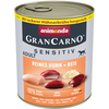 Lot animonda GranCarno Adult Sensitive 24 x 800 g pour chien - pur pou...