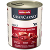 12x800g Original lot mixte 1, 6 variétés Animonda GranCarno - Pâtée po...