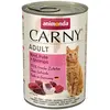 6x400g boeuf, dinde et crevettes Animonda Carny - Pâtée pour chat