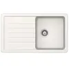 SCHOCK évier avec bac et égouttoir réversible TOLEDO D100 (Blanc pure - Cristalite®)