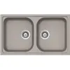 SCHOCK évier avec bacs LITHOS N200 (Gris tourterelle - Cristalite®)
