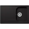 SCHOCK évier avec bac et égouttoir réversible LITHOS D100S (Anthracite - Cristalite®)
