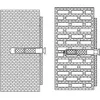Hewi Matériel de fixation pour blocs creux, briques à perforation vert...
