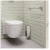 Hewi System 900 Q Porte-brosse WC avec brosse, 900Q20.002XA,