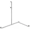 Hewi System 900 Barre de douche avec barre d’appui, 900.35M302XA,