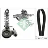 Pompe à eau + jeu de courroie trapézoïdale à nervures INA 529 0297 30