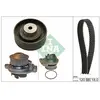 Pompe à eau + kit de courroie de distribution INA, par ex. pour Audi, VW