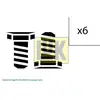 Visserie, volant moteur 411 0256 10 LUK 411025610