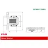 FAG Roulement de roue pour FORD: Focus, Mondeo (Ref: 713 6788 40)