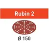 Disque abrasif Rubin 2 STF D150/48 P120 RU2/10 - FESTOOL - 575182 TU