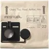 Sac filtre pour aspirateur CT22 de 5 pièces - FESTOOL - 452970