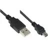 Alcasa USB 2.0 A/USB mini 0.15 m câble USB 0,15 m USB A Mini-USB B Noi...