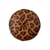 Bouton Recyclé cuir à queue 18 mm X 2 motif léopard - Union Knopf Marr...