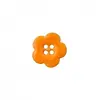 Non communiqué Bouton Coco laqué 4 trous Fleur 18mm - Prym(...) - Orange