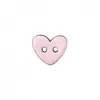 Bouton Coco laqué 2 trous Coeur 10 à 15mm - Prym 10-rose Clair - 10-ro...