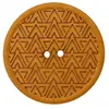 Non communiqué Boutons Recyclés ethniques 20 mm X 4 marron - Union Knopf(...) -