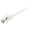 Digital Data Communications Equip Câble Réseau RJ45 S/FTP Blindé Sans Halogène Cat.6 Blanc 10m