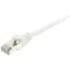 Digital data communications Câble patch - Equip - CAT 6 S/FTP - 0,50 m - Contacts dorés - Blanc