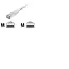 Digital data communications Câble patch - EQUIP - Cat. 7 S/FTP - 1,0 m - Blanc - Contacts dorés