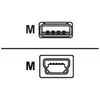 Equip 128521 câble USB USB 2.0 1,8 m USB A Mini-USB B Noir