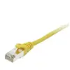 Digital data communications Equip - 605564 RJ45 Câble réseau, câble patch cat 6 s/ftp 5.00 m jaune contacts dorés 1 pc(s)