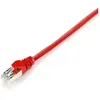 Digital data communications Equip Câble Réseau RJ45 S/FTP Blindé Sans Halogène Cat.6 Rouge 1m