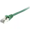 Digital data communications Equip - 605546 RJ45 Câble réseau, câble patch cat 6 s/ftp 10.00 m vert contacts dorés 1 pc(s)