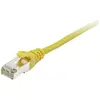 Digital data communications Cordon de raccordement RJ-45 (M) - RJ-45 (M) - 15 m - SFTP - CAT 6 - Jaune - Equip