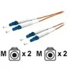Digital Data Communications equip - Cordon de raccordement - LC multi-mode (M) pour LC multi-mode (M) - 1 m - fibre optique - 62,5 / 125 microns - orange