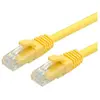 Câble de raccordement Equip Cat.6 U-UTP 0.5m - Jaune - RJ-45 - Mâle/Mâle