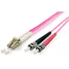 Digital Data Communications Equip Câble à Fibre Optique Om4 Lc-st 3 M